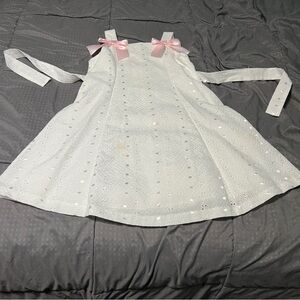 Stained Flaw vintage girls flower girl first communion dress Ashley Ann Size 6x
